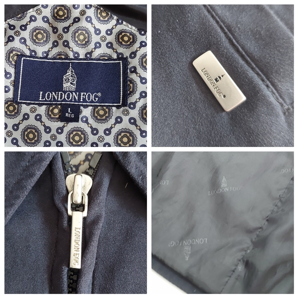 LONDON FOG Trench Coat Womens Large - Picture 3 of 16